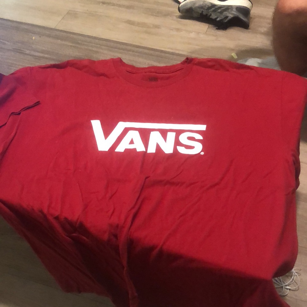 Red Vans T Shirt - Picture 2 of 2